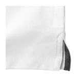 Polo a manica corta uomo in cotone piqué 200 g/m² Elevate Life color bianco