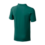 Polo a manica corta uomo in cotone piqué 200 g/m² Elevate Life color verde scuro vista posteriore