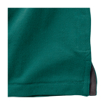 Polo a manica corta uomo in cotone piqué 200 g/m² Elevate Life color verde scuro