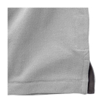 Polo a manica corta uomo in cotone piqué 200 g/m² Elevate Life color grigio chiaro jensato