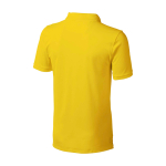 Polo a manica corta uomo in cotone piqué 200 g/m² Elevate Life vista posteriore