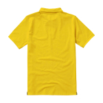 Polo a manica corta uomo in cotone piqué 200 g/m² Elevate Life vista piatta