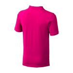 Polo a manica corta uomo in cotone piqué 200 g/m² Elevate Life vista posteriore