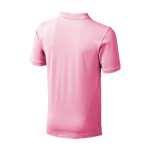Polo a manica corta uomo in cotone piqué 200 g/m² Elevate Life vista posteriore