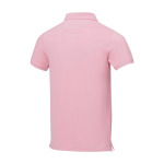 Polo a manica corta uomo in cotone piqué 200 g/m² Elevate Life terza vista posteriore