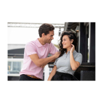 Polo a manica corta uomo in cotone piqué 200 g/m² Elevate Life immagine stile di vita