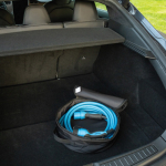 Borsa portacavi adatta a tutti i cavi di ricarica EV in PET riciclato color nero