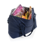 Borsa termica XL in RPET con due manici e tracolla da 30L Sonny Aware color blu mare quinta vista