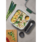 Portapranzo con contenitori interni e forchetta Black+Blum 1L