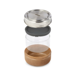 Lunch box in vetro con coperchio in silicone Black+Blum da 750ml settima vista