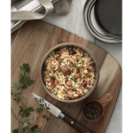 Lunch box in vetro con coperchio in silicone Black+Blum da 750ml vista ambiente 3