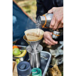 Borraccia termica in acciaio inox con manico Black+Blum da 500ml color arancione