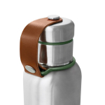 Borraccia termica in acciaio inox con manico Black+Blum da 500ml color verde oliva terza vista