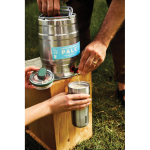 Bicchiere termico in acciaio inox antigoccia Black+Blum da 600ml color verde oliva