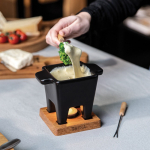 Set fonduta in ceramica di alta gamma con garanzia a vita Boska color nero