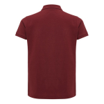 Polo piqué in cotone riciclato donna casual fit M da 220 g/m2 Iqoniq color bordò seconda vista