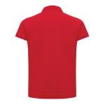 Polo piqué in cotone riciclato donna casual fit M da 220 g/m2 Iqoniq color rosso seconda vista