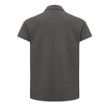 Polo piqué in cotone riciclato donna casual fit M da 220 g/m2 Iqoniq color argento opaco seconda vista
