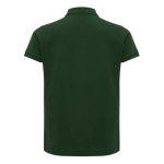 Polo piqué in cotone riciclato donna casual fit M da 220 g/m2 Iqoniq color verde bosco seconda vista