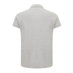 Polo piqué in cotone riciclato donna casual fit M da 220 g/m2 Iqoniq color grigio chiaro seconda vista
