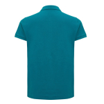 Polo piqué in cotone riciclato donna casual fit M da 220 g/m2 Iqoniq color verde pastello seconda vista