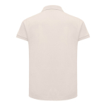 Polo piqué in cotone riciclato donna casual fit M da 220 g/m2 Iqoniq color rosa chiaro seconda vista