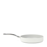 Padella in alluminio riciclato con rivestimento in ceramica 25cm color beige vista area di stampa