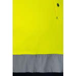 Polo a maniche lunghe extra large ad alta visibilità 150g/m2 Velilla color giallo ottava vista