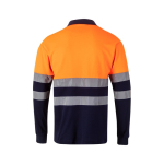 Polo a maniche lunghe extra large ad alta visibilità 150g/m2 Velilla color arancione