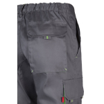 Pantaloni da lavoro multitasche in cotone e poliestere 200g/m2 Velilla color verde sesta vista