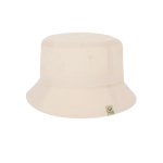 Cappello bob in cotone 100% organico color naturale terza vista