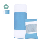 Telo mare con custodia e tasca impermeabile 200 g/m2