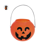 Cestino di Halloween a forma di zucca con manico