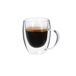 Tazza in vetro a doppia parete con coperchio in bambù 300 ml quarta vista