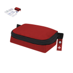 Kit di primo soccorso con 20 accessori in custodia con cerniera