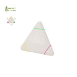 Evidenziatore personalizzabile in fibra di grano con 3 colori diversi