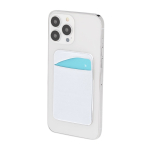 Porta tessere adesivo smartphone materiale elastico personalizzabile settima vista
