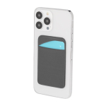 Porta tessere adesivo smartphone materiale elastico personalizzabile nona vista