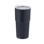 Bicchiere da asporto in acciaio inox riciclato design in rilievo 500ml sesta vista