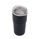 Bicchiere da asporto in acciaio inox riciclato design in rilievo 500ml ottava vista