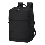 Zaino con più scomparti portaoggetti per laptop 15'' color nero prima vista