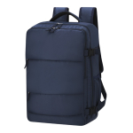 Zaino con più scomparti portaoggetti per laptop 15'' color blu mare prima vista