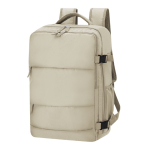 Zaino con più scomparti portaoggetti per laptop 15'' color naturale prima vista