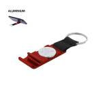 Portachiavi in nylon con gettone per carrello e supporto smartphone