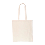 Shopper in cotone naturale Oeko-Tex® da 140 g/m2 prima vista