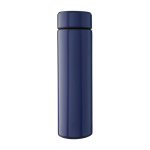 Thermos in acciaio inox riciclato con infusore da tè removibile 425ml color blu prima vista