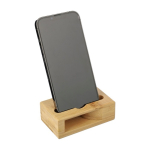 Supporto per cellulare in bambù con funzione amplificatore di suono quinta vista