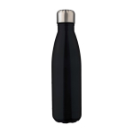 Borraccia in acciaio inox riciclato a doppia parete da 500ml color nero prima vista