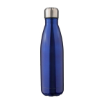 Borraccia in acciaio inox riciclato a doppia parete da 500ml color blu prima vista