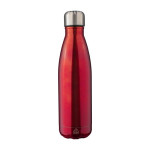 Borraccia in acciaio inox riciclato a doppia parete da 500ml color rosso prima vista
